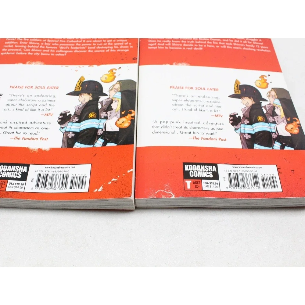 Fire Force‎ Manga Volumes 1 & 2 by Atsushi Ohkubo Kodansha Comics Shonen (B)
